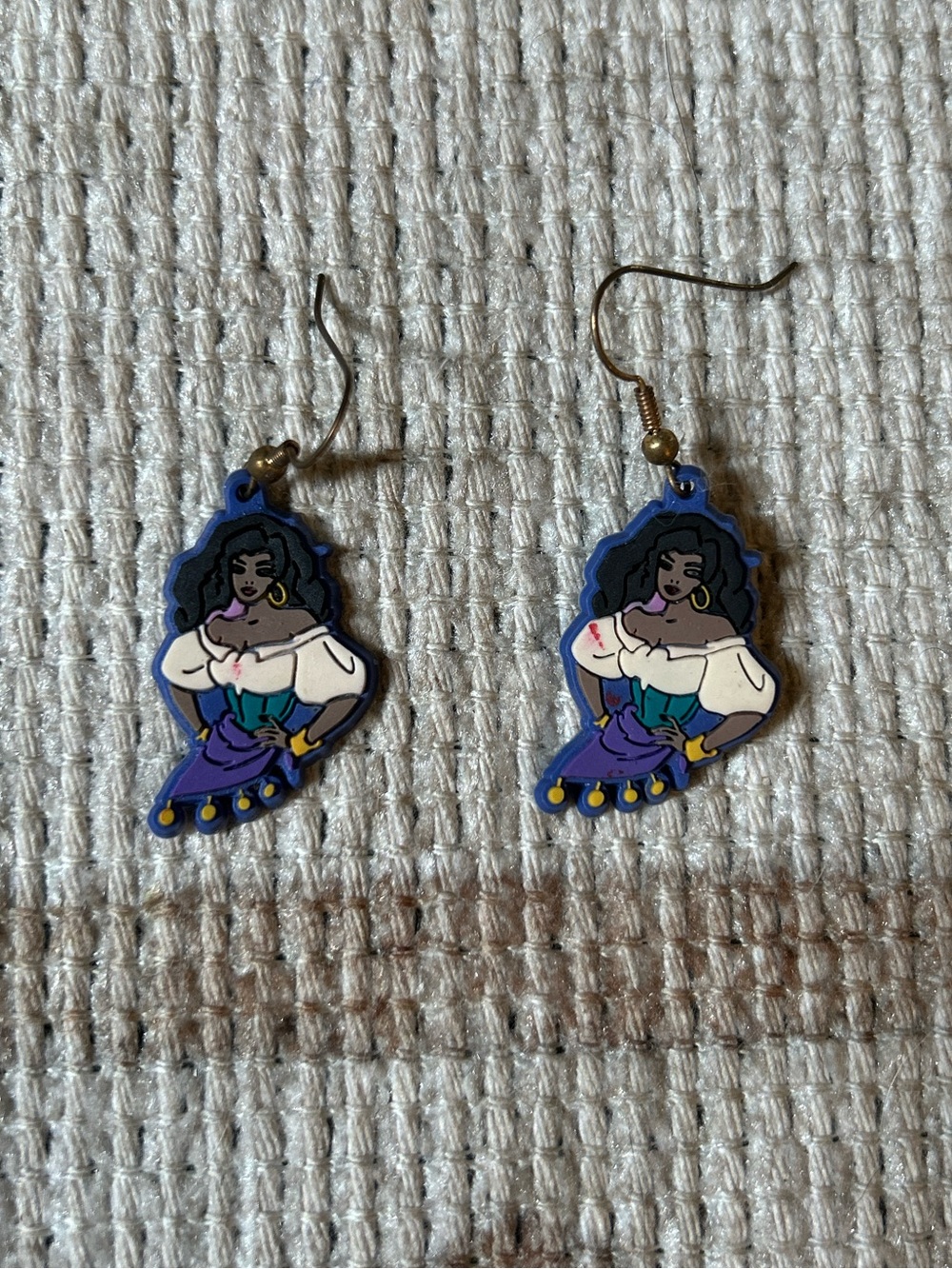 Vintage Disney Esmeralda Earrings